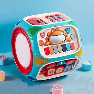 اسباب بازی هشت ضلعی هوش موزیکال Baby enlightenment octahedron_اسباب بازی